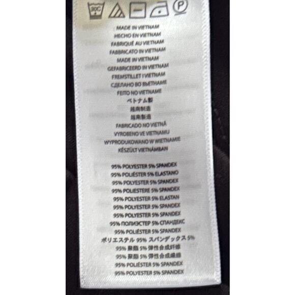 Michael Kors Small Black Cold Shoulder Silver Chain Straps Gathered Sleeve Top - Picture 7 of 7